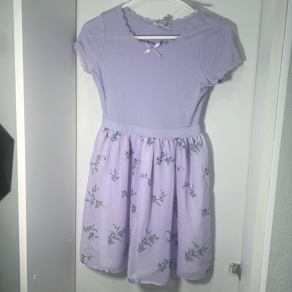 Light Purple Dress For Girls Age 10-12